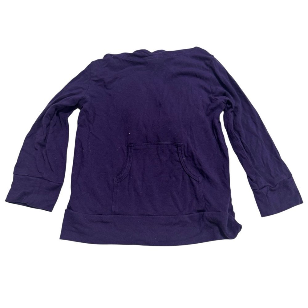 Kate Quinn Purple Lightweight Hooded Long Sleeve T-Shirt